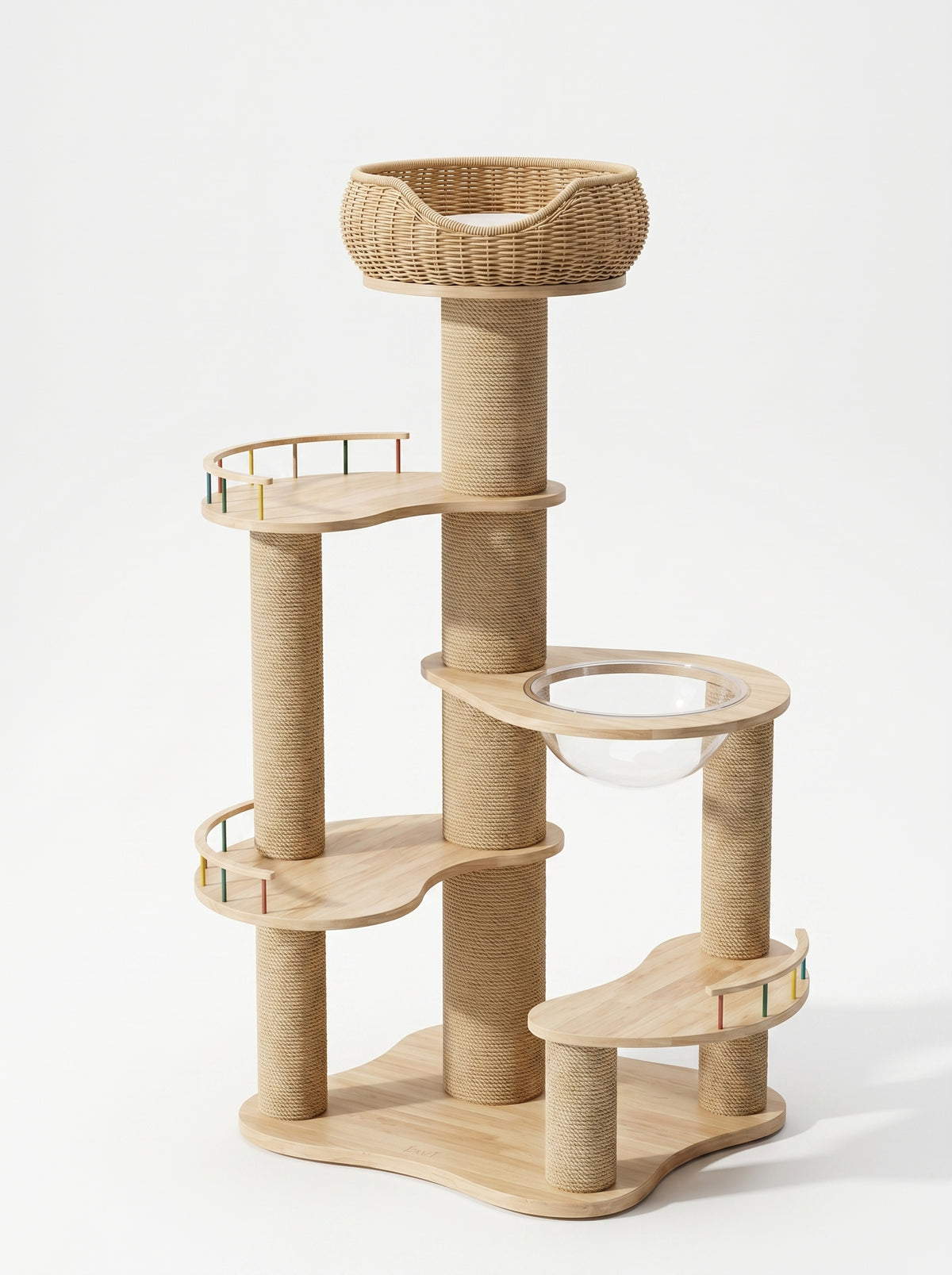 OEM Custom Wooden Cat Tree for Pet Furniture Brands