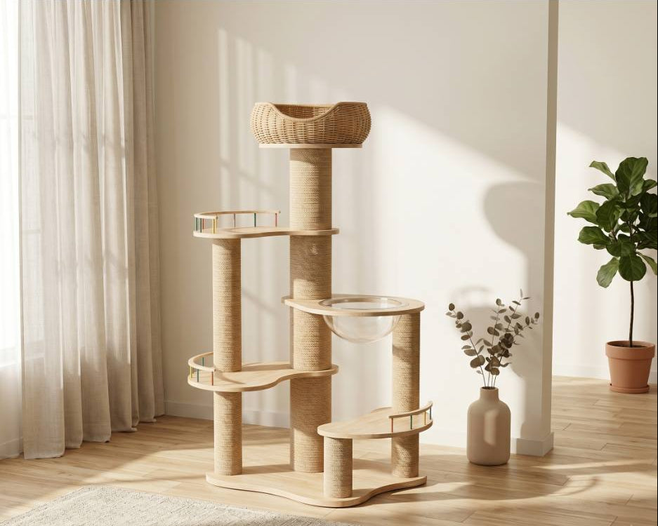 Wholesale cat furniture manufacturing at Katower, offering customizable OEM/ODM solutions for pet brands and retailers worldwide.